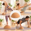 Cork Balance Dome for Yoga & Pilates – Natural Textured