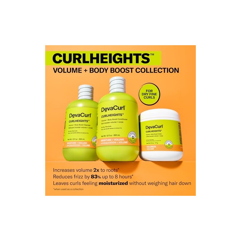 DevaCurl CurlHeights Volume + Body Boost Cleanser