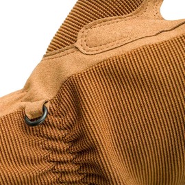 SCENTBLOCKER Stretch Shooting Glove with Leather Palm and Durable Stretch Shell (Coyote Brown) (Small)