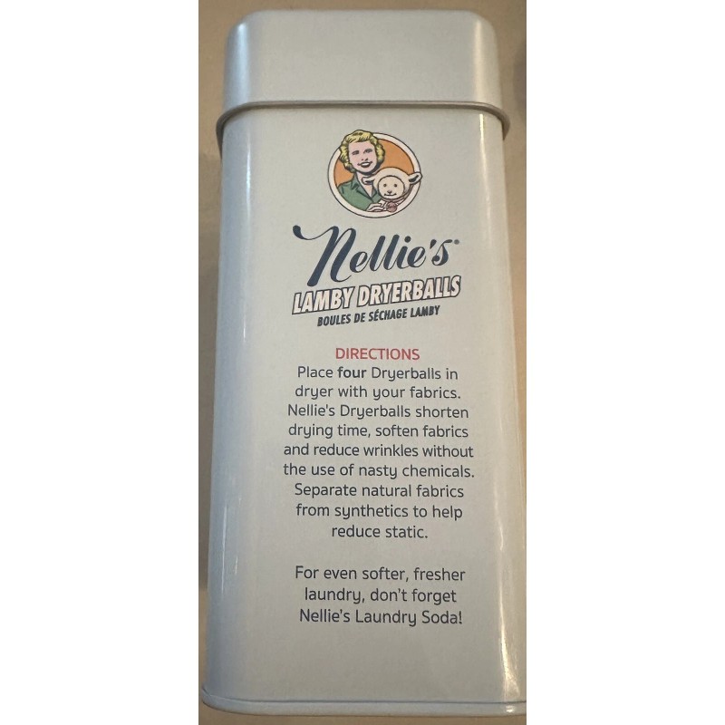 Nellie’s Lamby Dryer Balls - Made with 100% Pure New