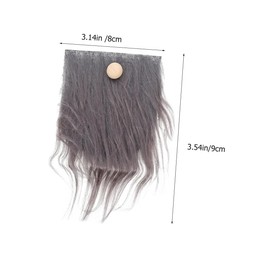 MAGICLULU 24sets Pre-Cut Gnome Beard Accessories of Faux Beard Crafts for Gnome Dolls and Holiday Decor for Family Projects and Creative Fun