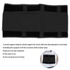 Breathable Mesh Support Exercise Belt Adjustable Waistband Fitness Waist ProtectorBlack