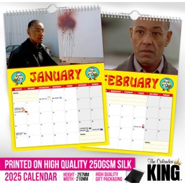 The Calendar King // Gustavo Fring - A4 Size 2025 Wall Calendar //