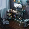 COTUBLR Small Desk, 27.5 Inch Small Computer Desk for Small