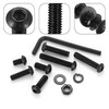 232 Piece M6 Screws Set, Allen Screws Nuts Set, Pan