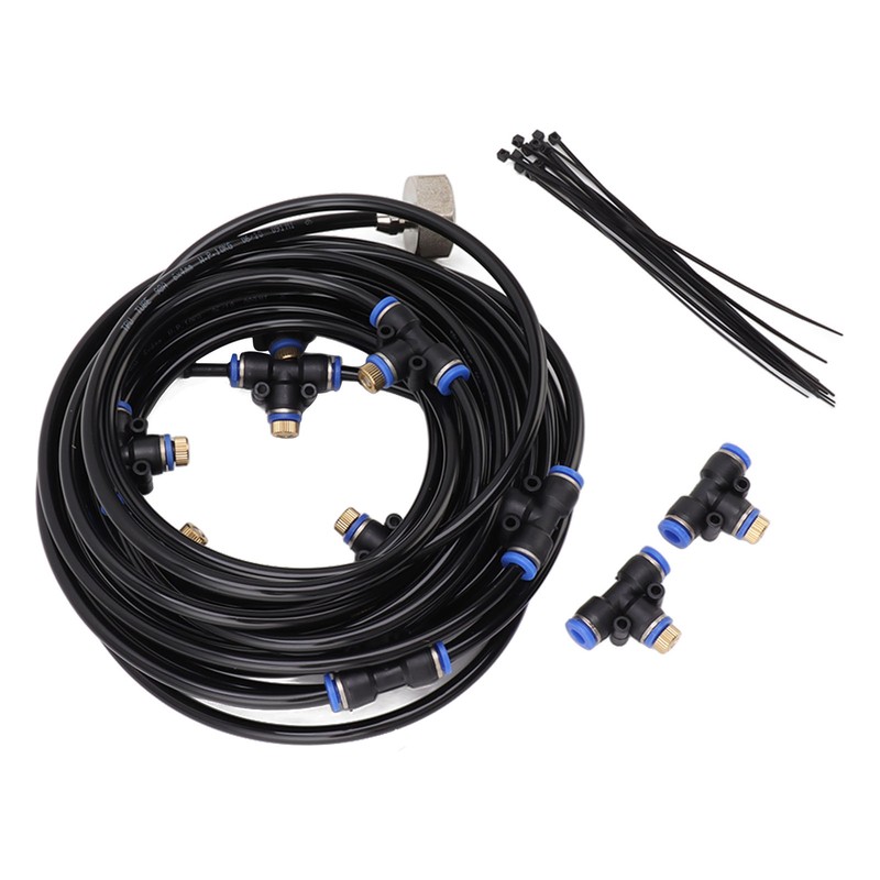 Patio Misting Cooling System Backyard Greenhouse Water Mist 8m 26ft