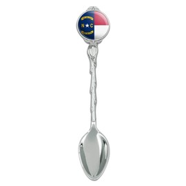 North Carolina State Flag Novelty Collectible Demitasse Tea Coffee Spoon