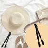 QHAJRYYC 5 Pcs Adjustable Hat Strap Clips, Hat Chin Cord,
