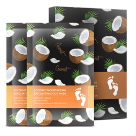 4pcs Foot Mask- Lavender + green tea + aloe + coconut