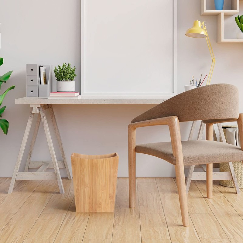 MOOACE Small Trash Can Wastebaskets, 2 Gallon Waste Basket with