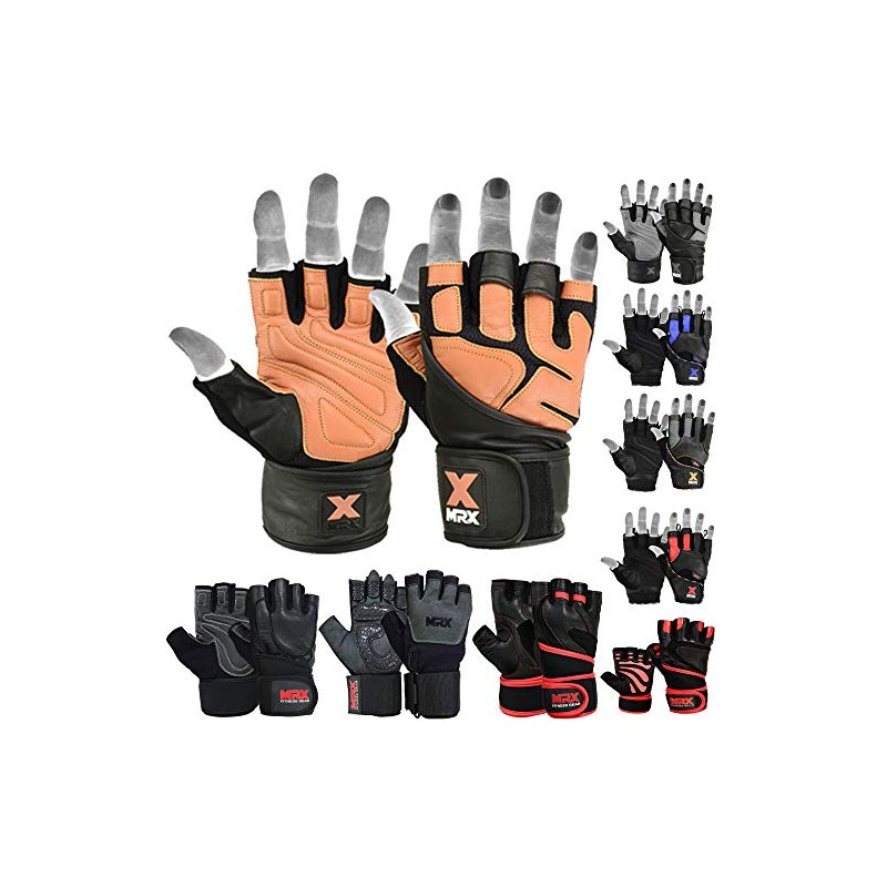 MRX Weight Lifting Pro Level Gloves with 18 Inches Long