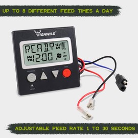 Highwild 6V/12V Universal Game Feeder Digital Timer