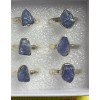 Natural Creations Sterling silver ring size 7 Tanzanite Raw