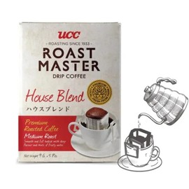 UCC Roast Master Premium Roasted Coffee - Medium Roast Drip Coffee | House Blend - Smooth and Full Bodied with Deep Flavour and hints of Fruity Notes | 5 x 9g Pour Over Coffee Sachets