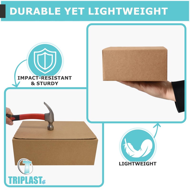 Triplast Ecommerce Crash Lock Boxes with Peel & Seal Strips