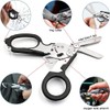 6 in 1 Multitool Plier Shears, Portable Folding Pliers Scissors,