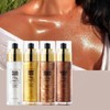 Body Highlighter Oil - Shiny Gold, Gives Intense Golden Shine,