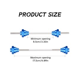 RIVDEE Bicycle Wheel Centring Stand Thru Axle Adapter, Safety Axle for Front Wheel for Mountain Bike Road Bike, for 12/15/20 mm Alloy Bike Thru Axle Adapter