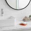 KUHPLOVE Draining Soap Holder Made of Resin, Terrazzo Pattern Tray