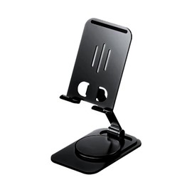 TAYEEN Portable Adjustable Metal Phone & Tablet Stand – Foldable, Rotatable 360° Desktop Holder – Travel-Friendly, Anti-Slip, Waterproof, Dustproof – Compatible with 1.8" to 12.9" Devices