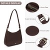 ACUYE Shoulder Bag Y2K Clutch Purse for Women, Crescent Hobo