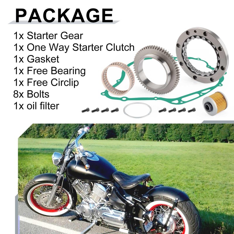 One Way Starter Clutch Bearing Kit for Yamaha XVS1100 V-Star