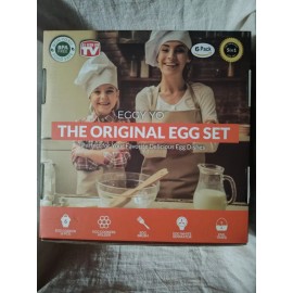 Eggy Yo The Original Egg Set 6 Pack As Seen On TV BPA Free Non-toxic Food Safe