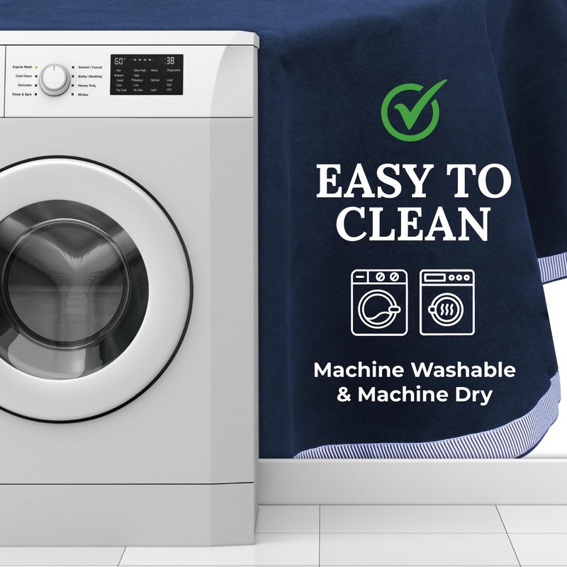 Sanders Classics Card Table Covers-54 Square (Navy)