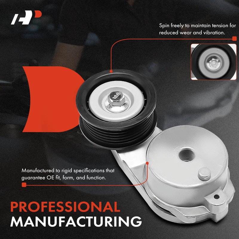A-Premium Tensor de correa con polea compatible con Jeep Cherokee