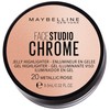 Maybelline New York Face Studio Chrome Jelly Highlighter, Rose, 38