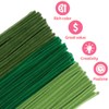 GAGANIU 300pcs Craft Pipe Cleaners, Green Gradient Chenille Stems in