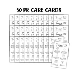 Focaccia Bread Care Tips Instruction Card 50pk 2x3.5” Customer Package Inserts Business Baker Storage Label Food Safety Reorder Sourdough
