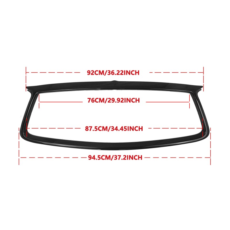 Front Grille Cover Trim Overlay for Infiniti Q60 Coupe 2017-2022