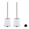 2 x Toilet Brush Holder Plastic Toilet Brush Holder with