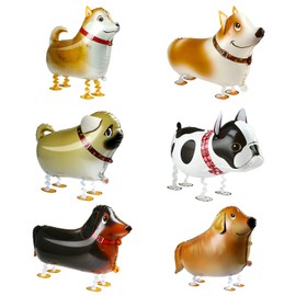 Kesote Animal Balloons Walking Balloons, Animal Balloons, Pack of 6, Birthday Decoration, Party Decoration, Children's Day, Gift