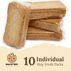 Snacktery Whole Wheat Melba Toast - All Natural Thin and