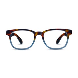 Peepers by PeeperSpecs Men's Waverly Soft Square Reading Glasses, Tortoise, 1.75
