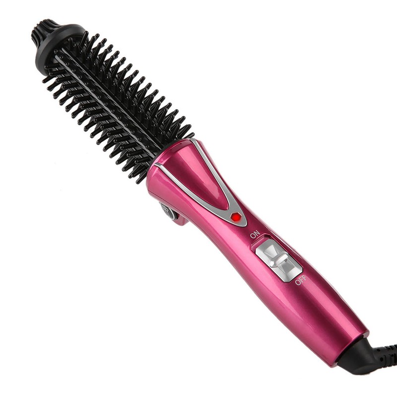 Electric Folding Hair Curler Comb Brush Portable Hair Dressing Beauty