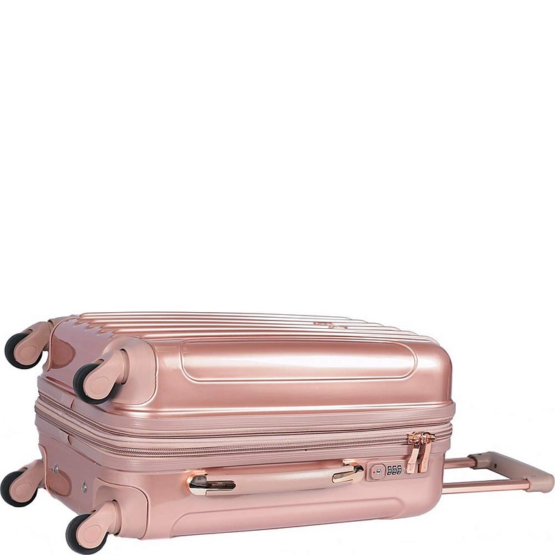 kensie 20" "Alma" Carry-On TSA-Lock Spinner Luggage, Opal