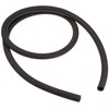 Black rubber tube 0.5 x 0.7 inches (12 x 17