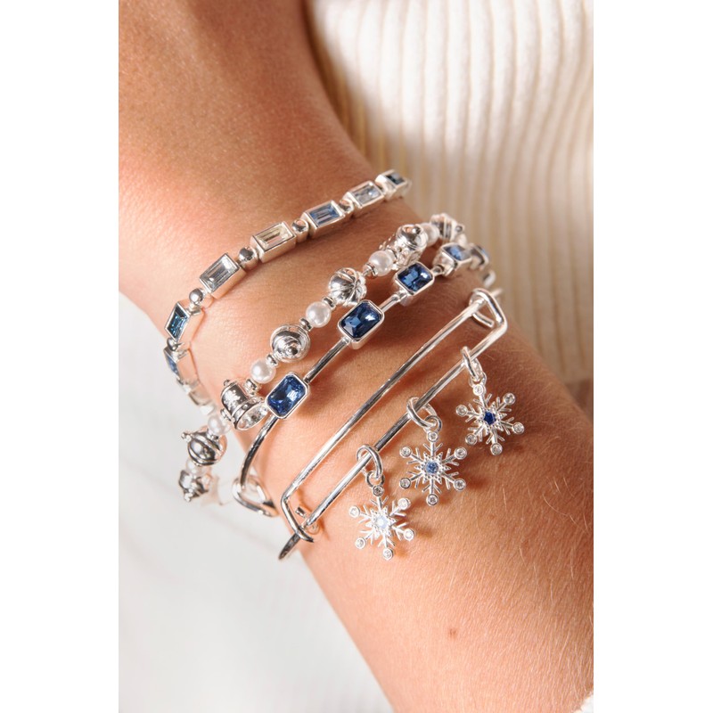 Alex and Ani Holiday Silver Bells Bangle