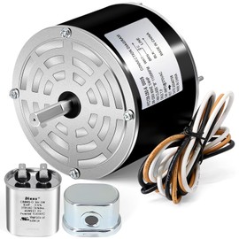 Hiorucet 5KCP39EGS070S Condenser Fan Motor 1/4 HP 1100RPM for AC GE Genteq Carrier Bryant Payne Dayton, GE3905, HC39GE237, 5KCP39EGY823S, HC39GE237A, HC39GE236, HC39GE234A, 6DLL0, 48Y Frame Motor.