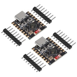 ESP32 ESP32-C3 Development Board ESP32 C3 Mini WiFi Bluetooth 160MHz Running Frequency 2.4GHz Wi-Fi & Bluetooth 5.0 ESP32 C3 Super Mini for Arduino (2pcs)