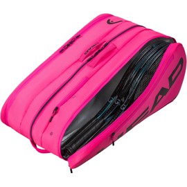 HEAD Tour - Bolsa de raqueta XL (12R) - Capacidad para hasta 12 raquetas, tecnología CCT+ de control climático, 3 compartimentos principales, bolsillo para zapatos y sistema de transporte de mochila