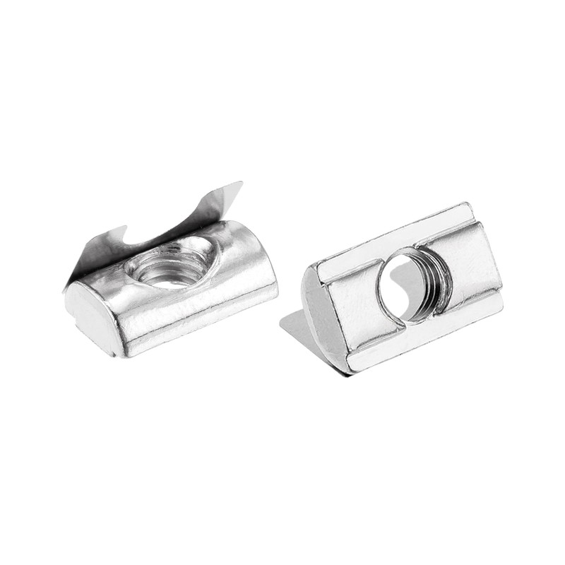 sourcing map 20Pcs M8 T Nuts Roll in Spring, T