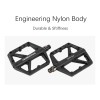 Pedal De Bicicleta Mtb Sellado Du Nylon Super Large M42