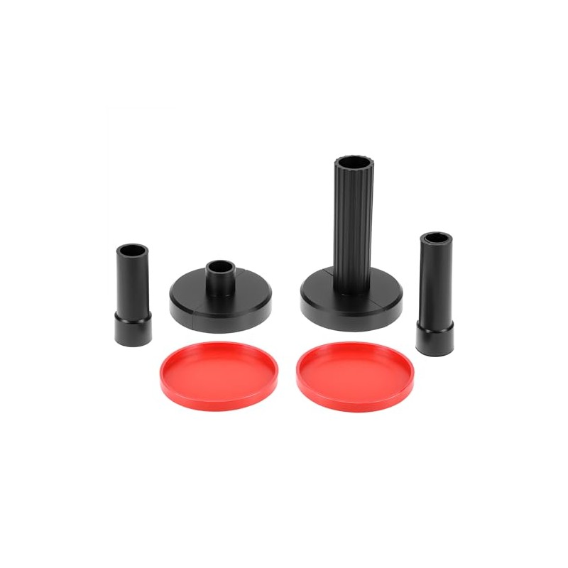 QWORK Adjustable Telescopic Support Pole 7–17.7 inch Range, 2 Pack