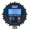 Sealey TST003 Digital Tyre Pressure Gauge with Push-On Chuck