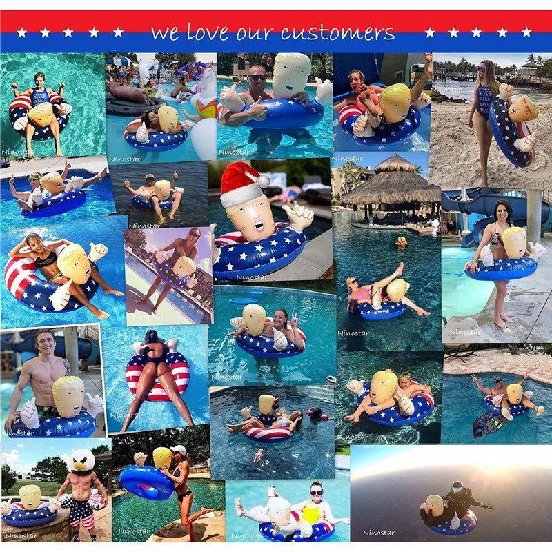 USA Presidant Inflatable Pool Float American Pool Float for Pool