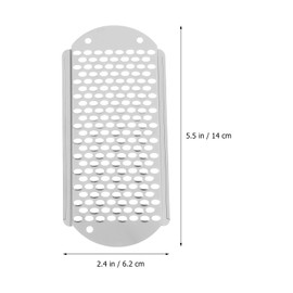 3pcs Foot File Replacement Blades, Stainless Steel File Callus Tool Corn Remover Skin Remover Foot File Tool Feet Shaver Dead Skin Convenient Foot Scraper (Silver)